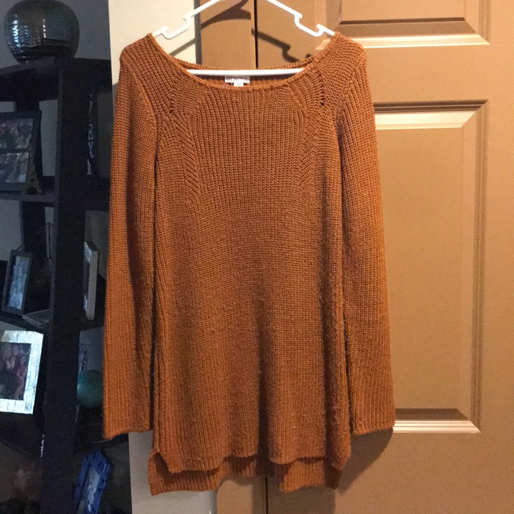 Burnt orange sweater
